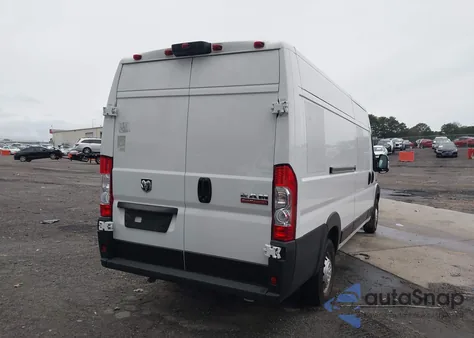 2022 Ram Promaster 3500 Cargo Van High Roof 159 Wb Ext from USA, damaged, VIN 3C6MRVJG7NE124238